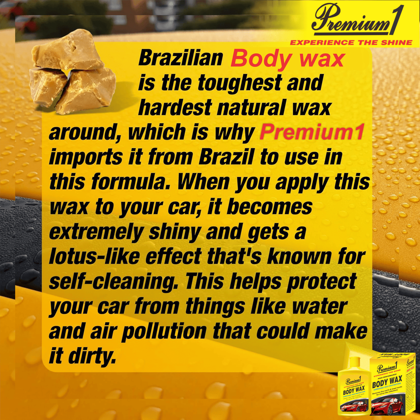 Body Wax (150 ml) - Pack of 2 - Premium1