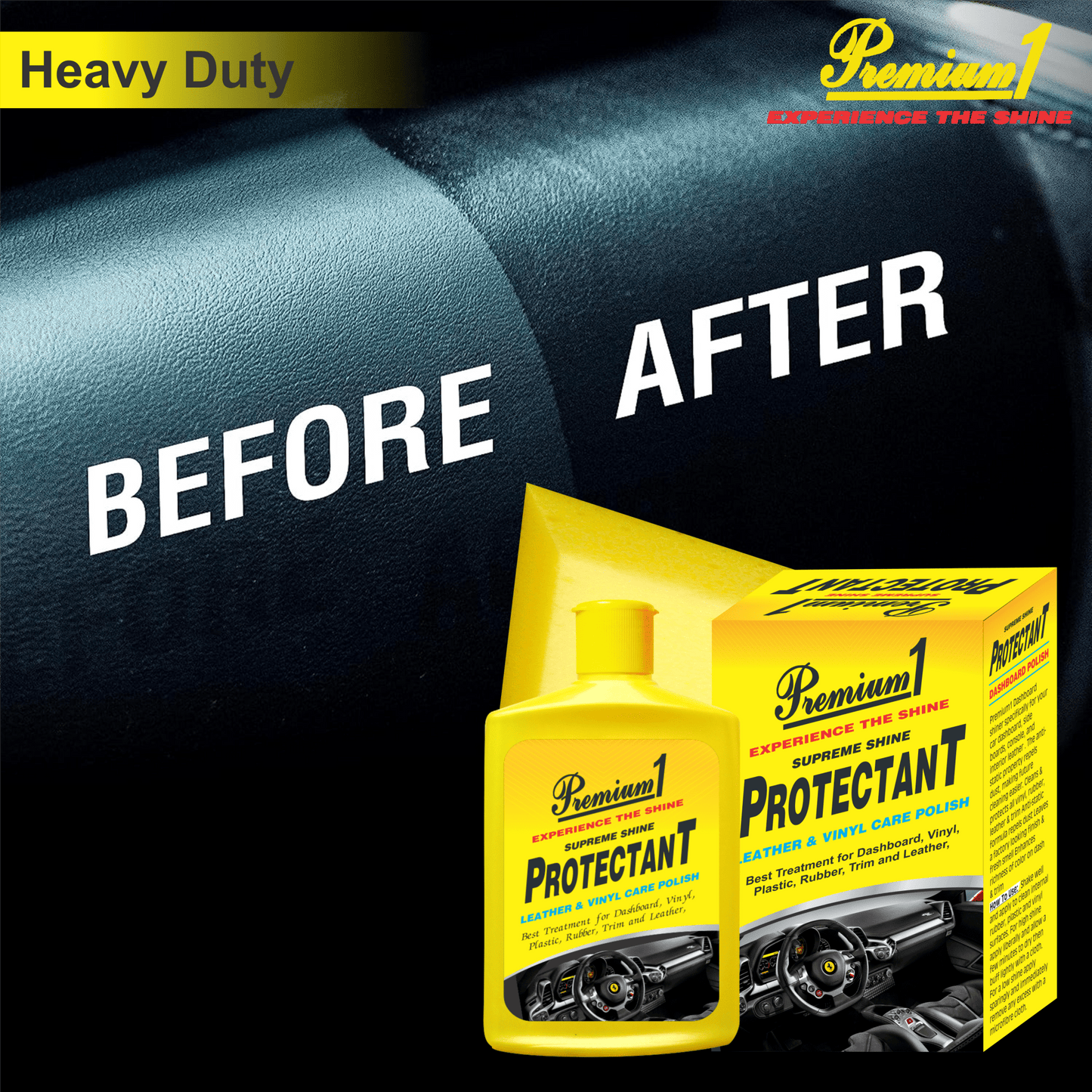 Body wax(150ml)+ Dry wash(150ml)+ Protectant(150ml)+ wiper fluid(60ml) - Premium1