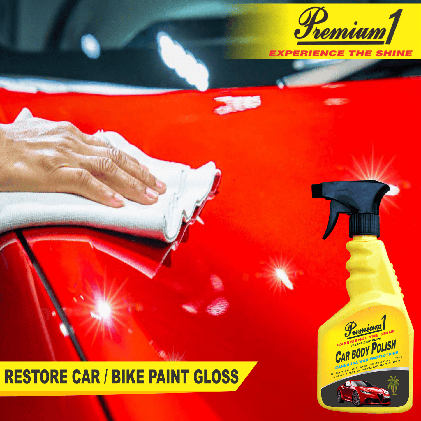 Car Body Polish (500ml) - Premium1