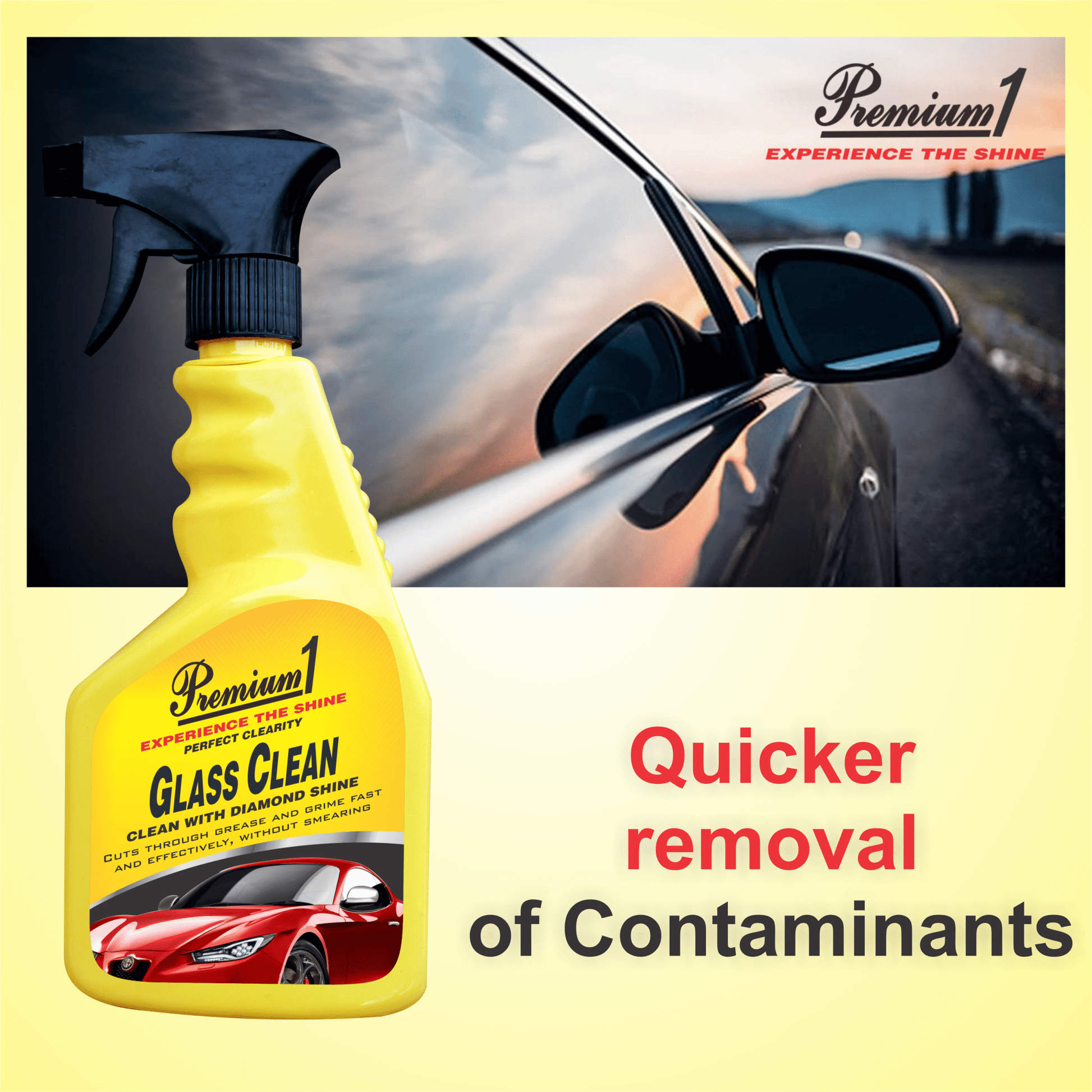 Glass Cleaner (500 ml) - Pack of 2 - Premium1