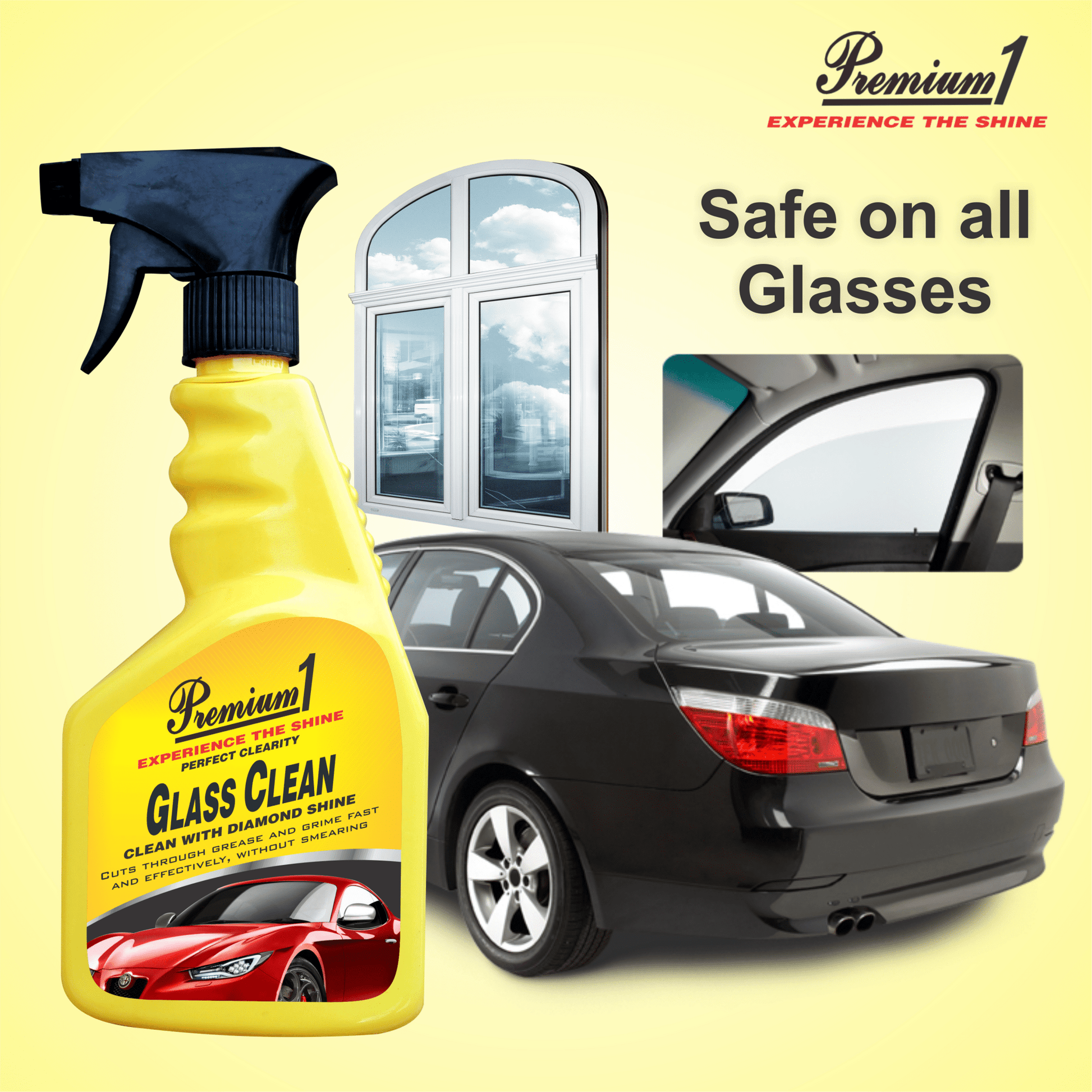 Glass Cleaner (500 ml) - Pack of 2 - Premium1