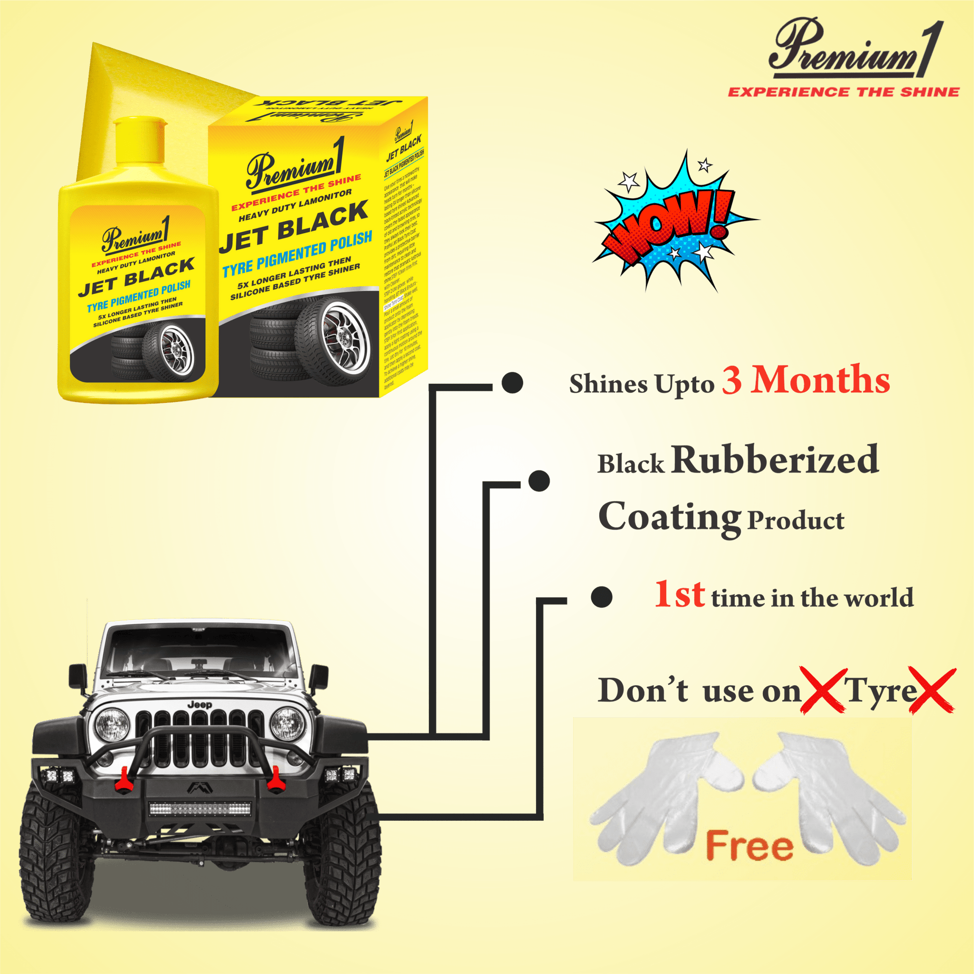 Jet Black(150ml) - Pack of 2 - Premium1