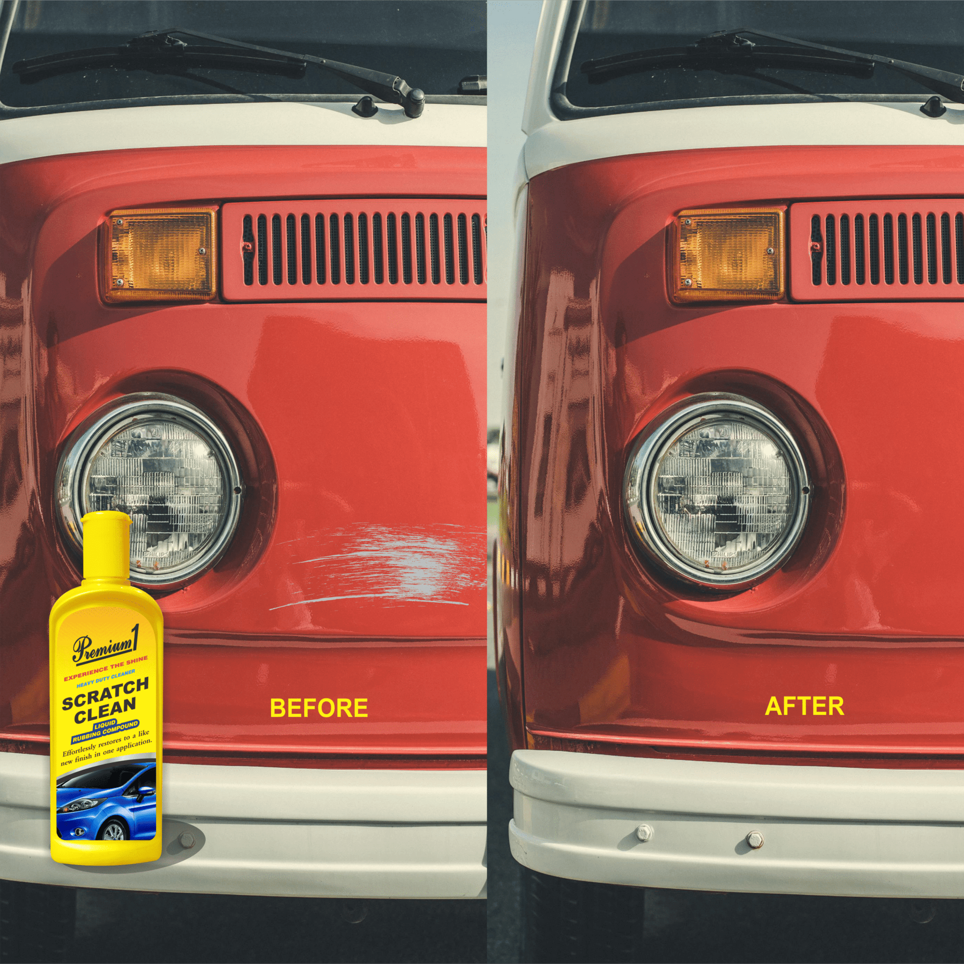 Protectant(150ml)+Body wax(150ml)+ Carpet & upholstery(500ml)+Dry wash(500ml)+ Wiper fluid(60ml)+ Scratch Remover(200ml) - Premium1