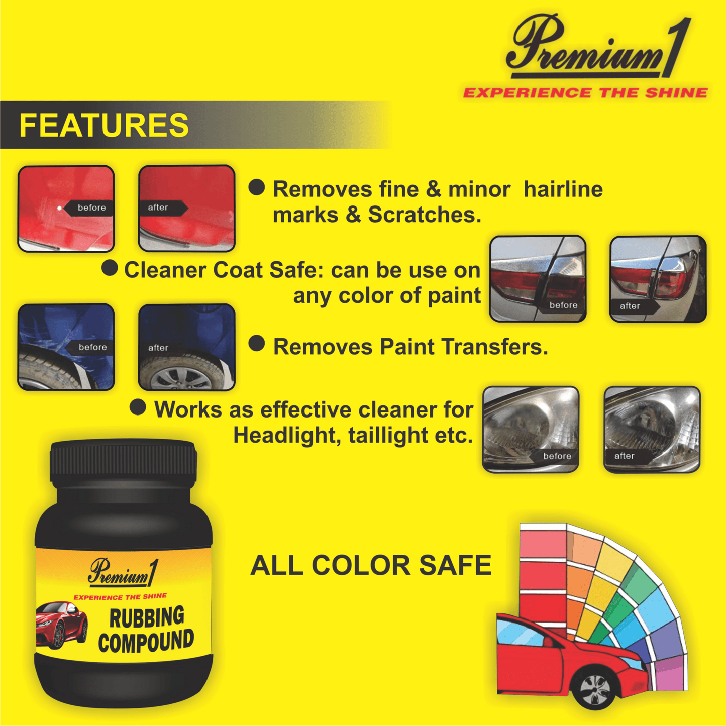 Rubbing Compound (200 gm) - Pack of 2 - Premium1