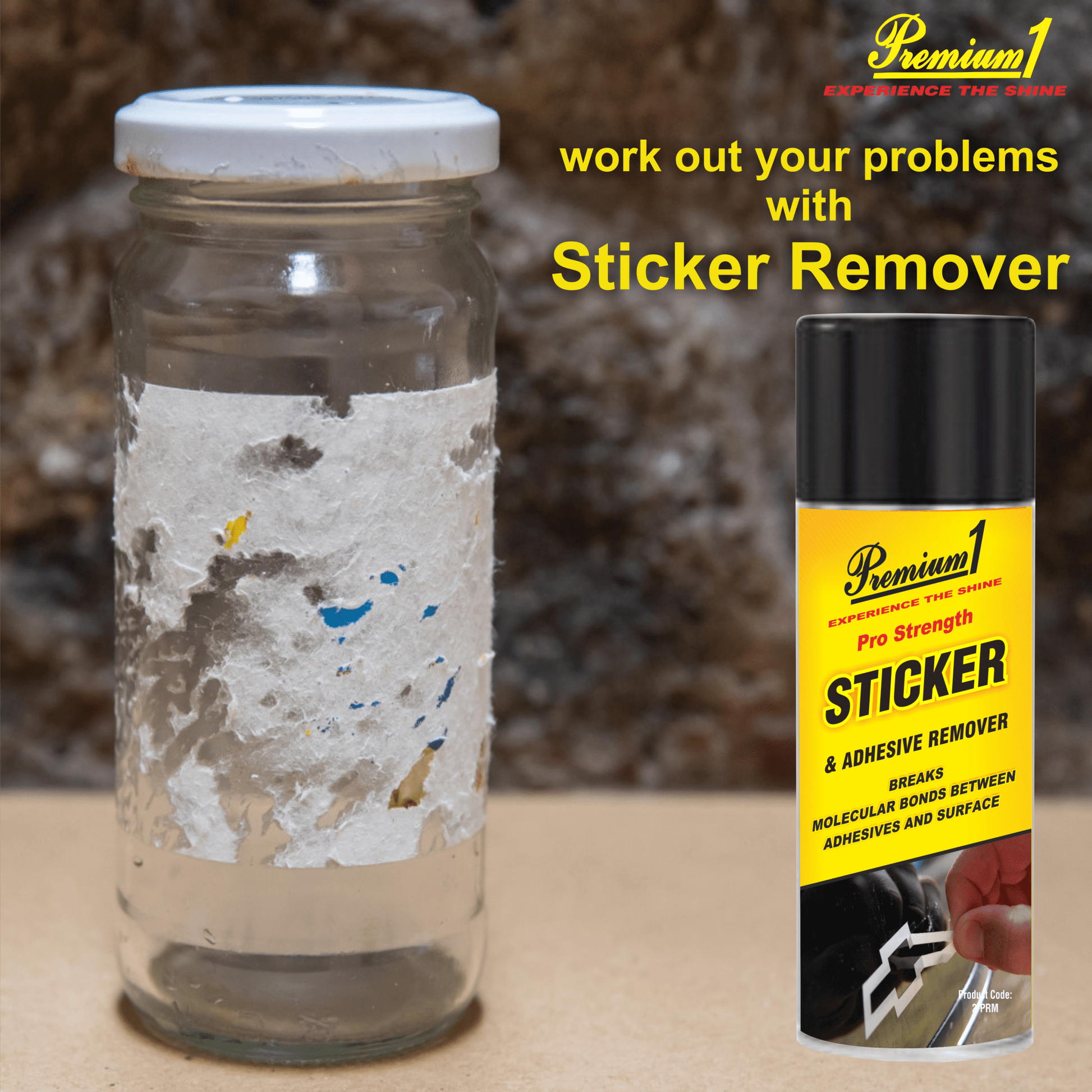 Sticker & Adhesive Remover (500 ml) - Premium1