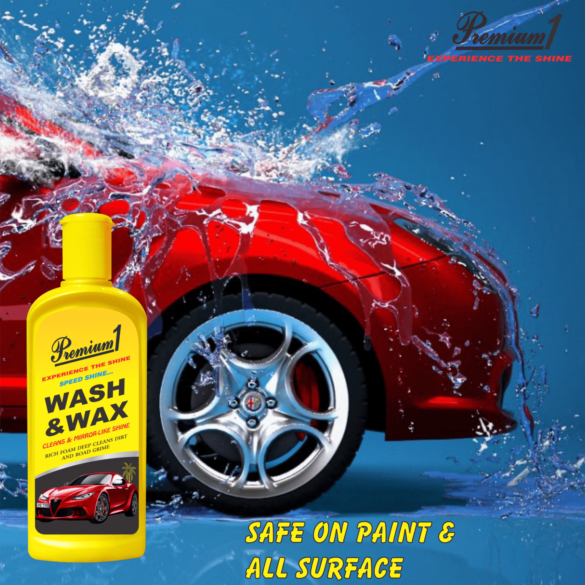 Wash & Wax (200 ml) - Pack of 2 - Premium1