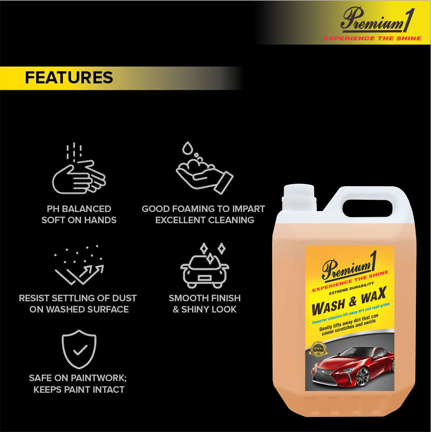 Wash & Wax (5L) - Premium1