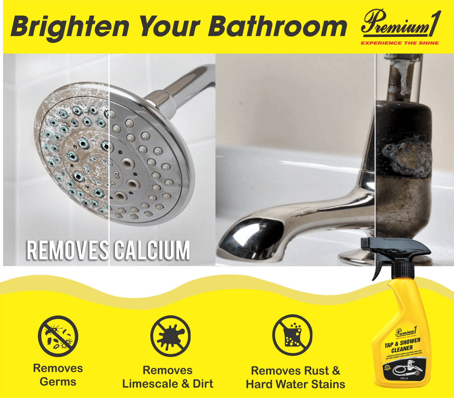 Tap & Shower Cleaner (250 ml) - Premium1