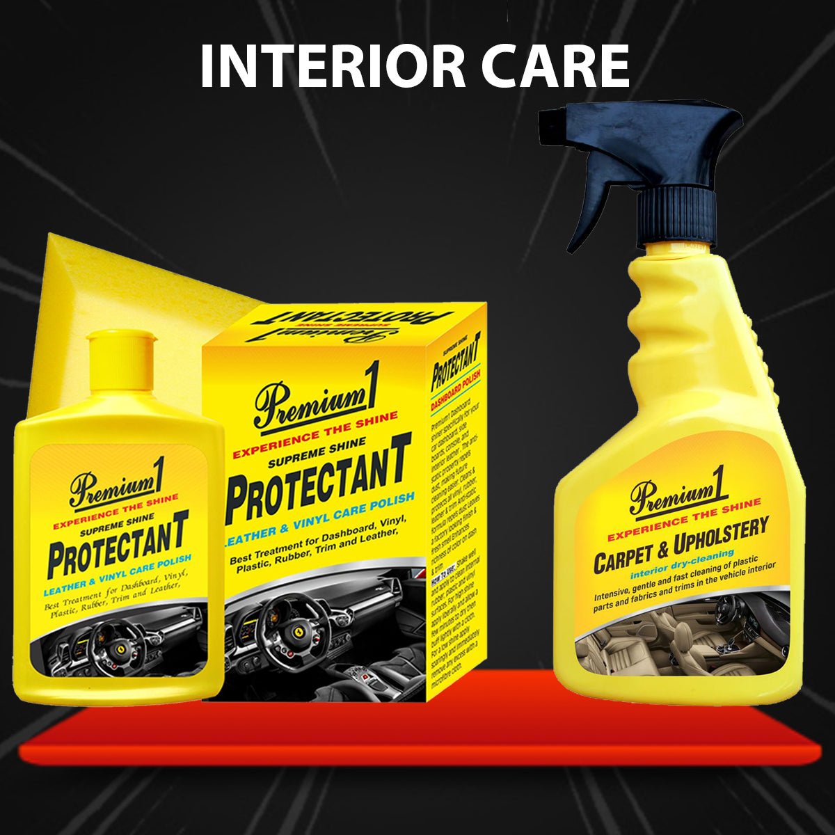 Carpet & upholstery(500ml) + protectant(150ml) - Premium1