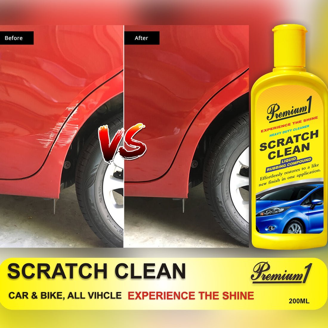 Scratch Cleaner Scratch Clean (200 ml) – Premium1
